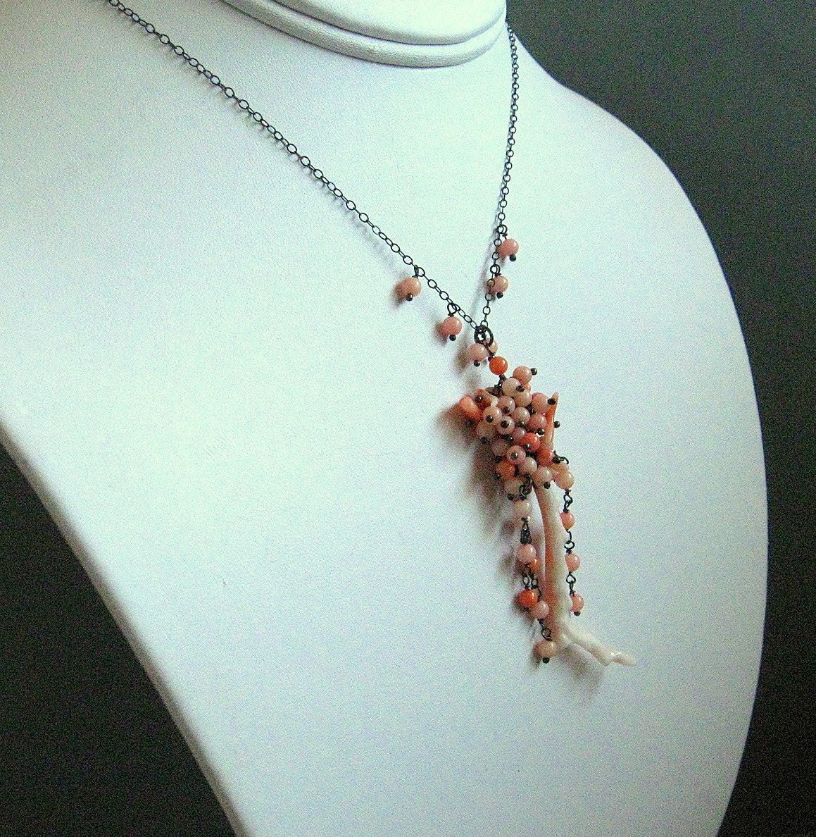 CORAL NECKLACE-BRANCHING OUT