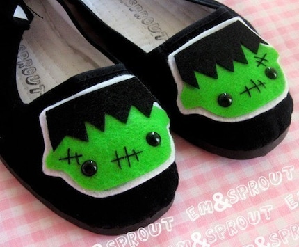 Frankenstein Monster Mary Jane Shoes - size 8
