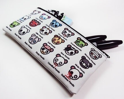Which Panda are YOU Zipper Pouch