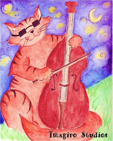 The Cat and the Fiddle - 8x10 PRINT