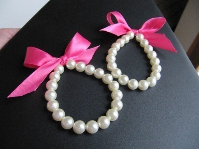 Little Girl Pearl Bracelet perfect for flower girl or first pearls