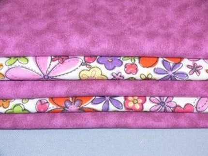 Cloth Wipes - Pink Flowers