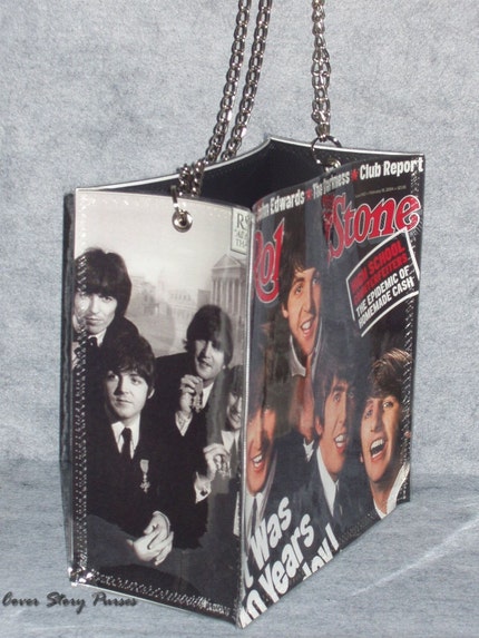 Beatles Rollng Stone Magazine PURSE lined