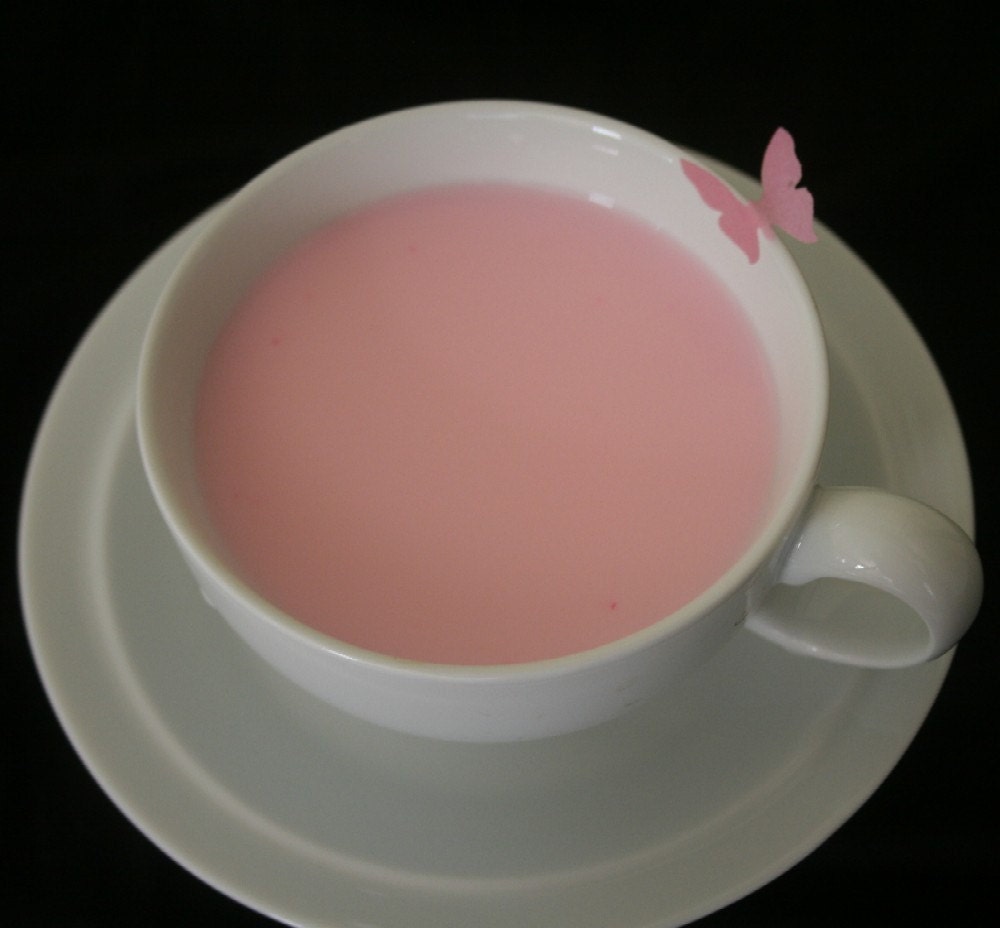 30 Edible Simple Elegant Pink Butterflies Wafer Rice Paper 