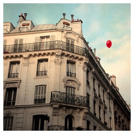 Signed Fine Art Photograph- Le Ballon Rouge - Alicia Bock