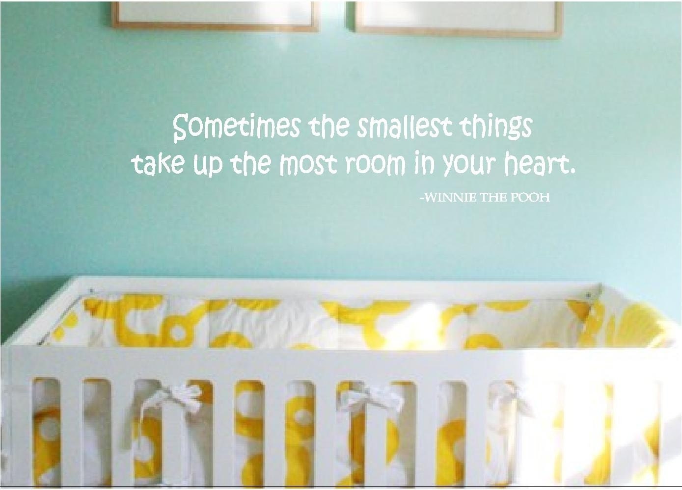 Sometimes the smallest things... - Winnie the Pooh Vinyl Wall Art