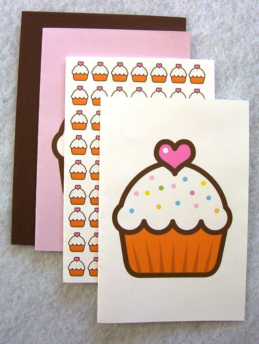 cupcake card MEGA set SALE