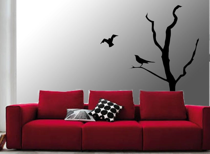 wallpaper decals. tree wall decal
