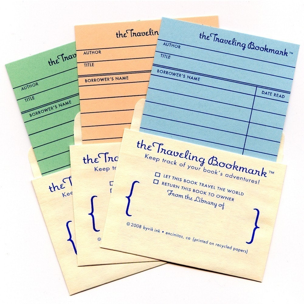 3-Pack of Traveling Bookmarks