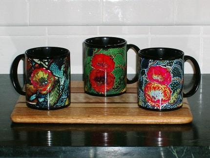 Cactus Flower Mugs