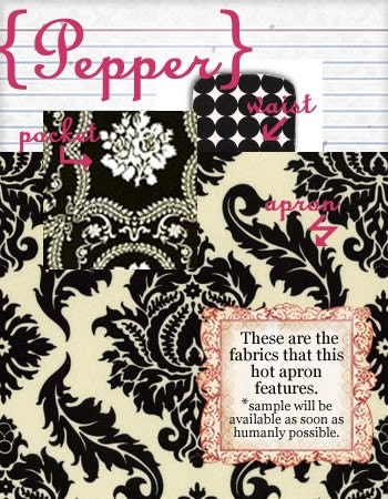 Pepper Hostess Apron Pre order