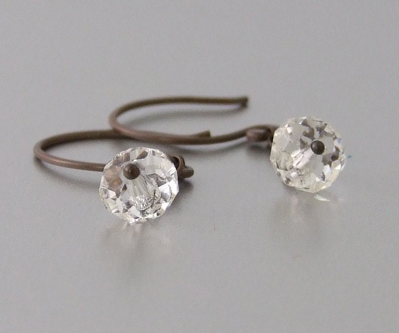Crystal tiddler earrings