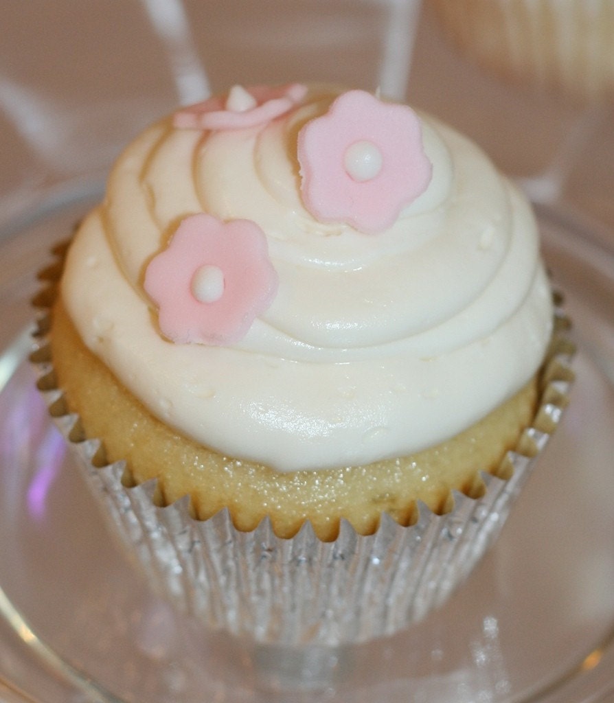 Cupcake and Cake Decos - Fondant Flowers, mini