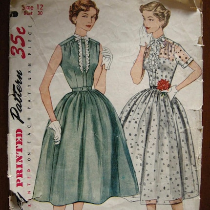 dress patterns for women. 50s Party Dress Pattern,
