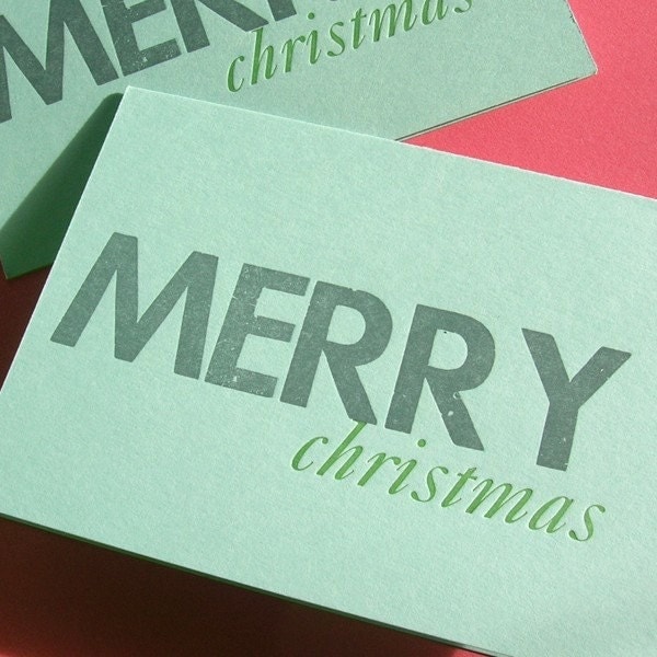 letterpress christmas