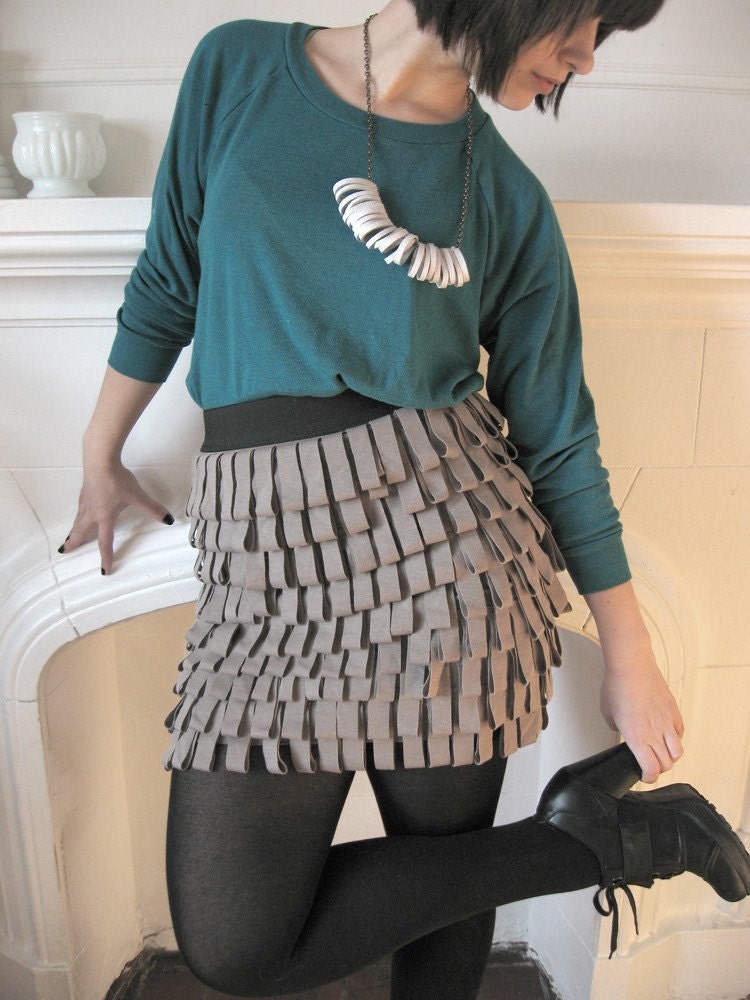 Custom Jersey Fringe Bandage skirt - various fabrics/colours