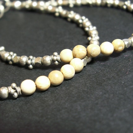 handmade jewelry sterling silver ivory