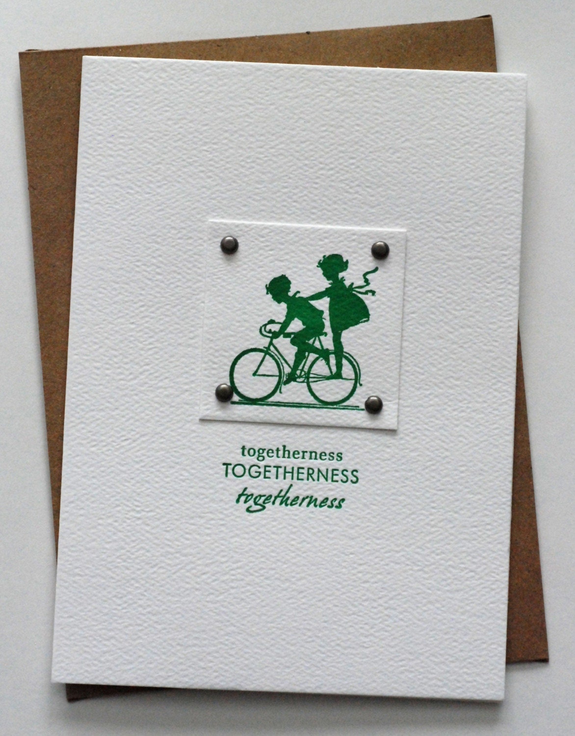 Letterpress Card - Togetherness 