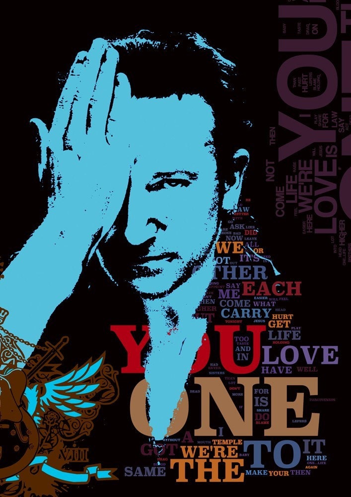 ONE - u2 the song - collage limited edition - version 1