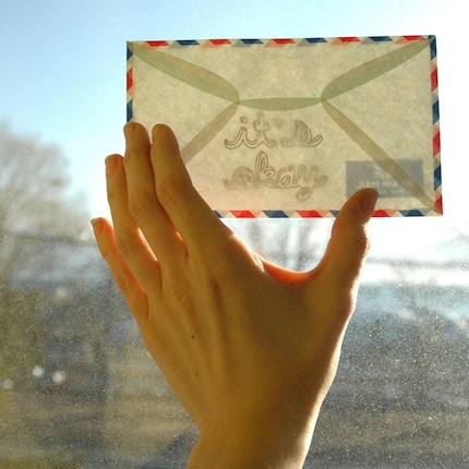 secret message envelope - it's okay