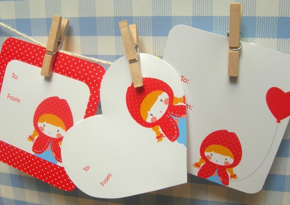 Little Red in love stationery set