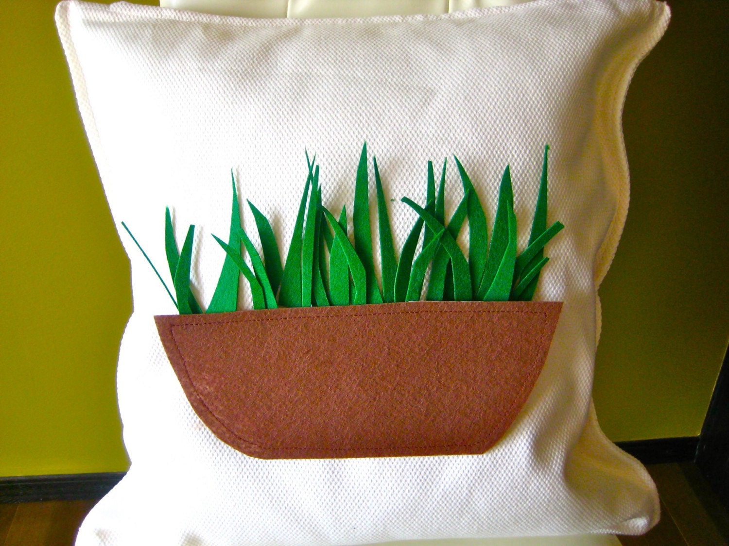 Green Wheat Grass Pillow Cover 50 percent off