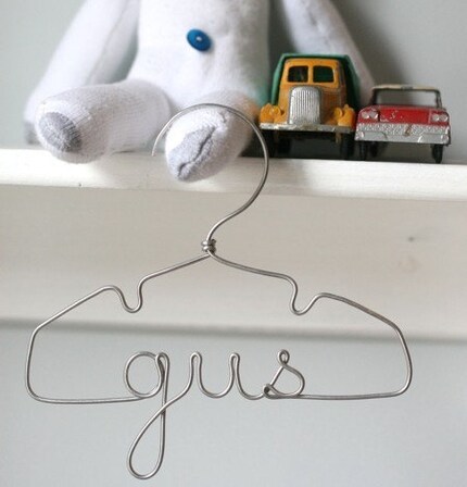 Personalized Wire Hanger for Children