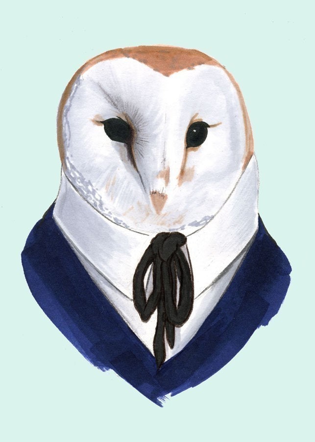 Barn Owl print 5x7