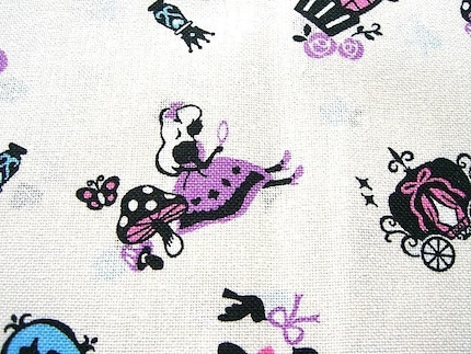 Kawaii Cute Japanese Cotton Fabric - Fairy Tale - Alice in Wonderland (F56)
