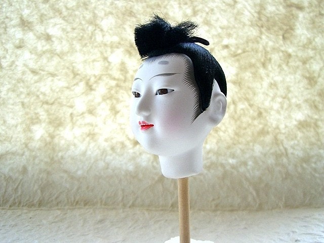 Japanese  Doll Head Hina Matsuri Boy
