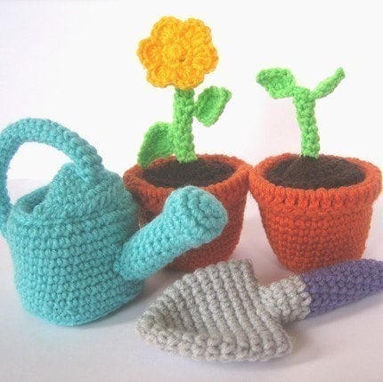Crochet Pattern -- April Showers Bring May Flowers