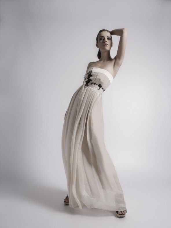 luxury silk dress---custom order