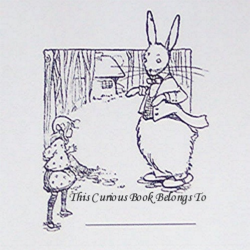 Alice In Wonderland Bookplates