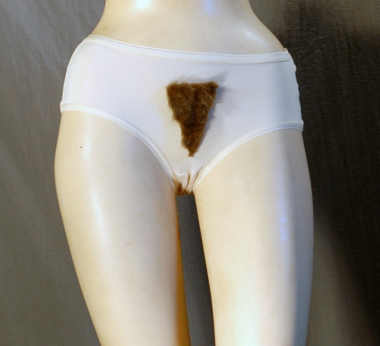 Merkin Hairy Panties  Size Large