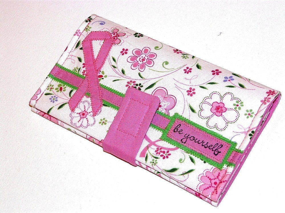 Breast Cancer Awareness Checkbook Cover