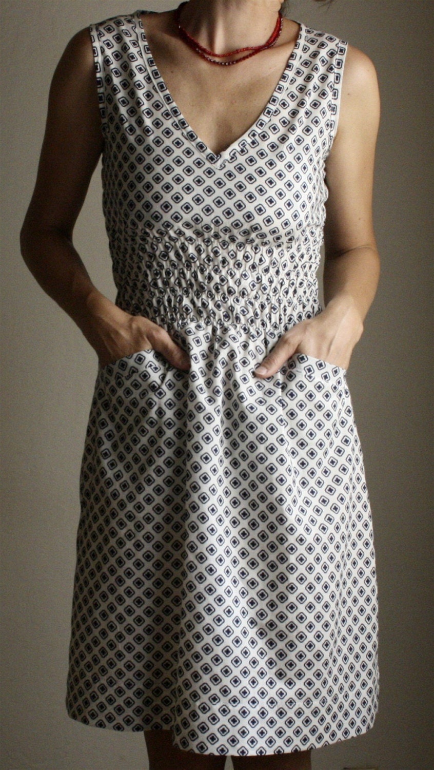 print cotton fiji dress