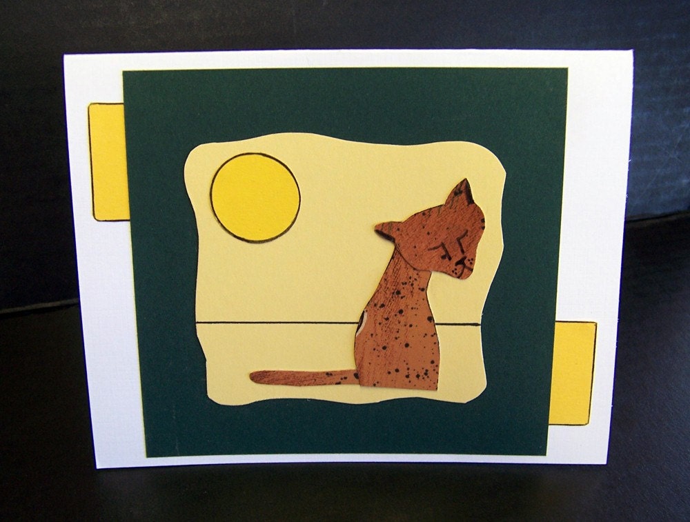 INDEPENDENT cat card for animal charity