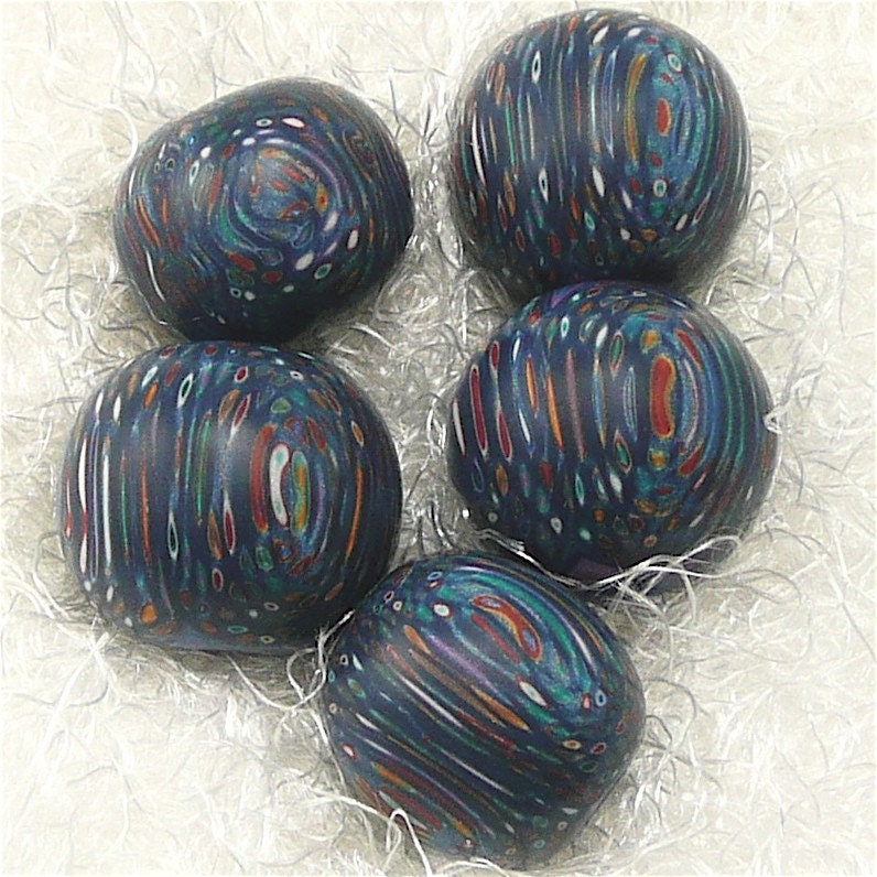 Starry Night Extruded Beads