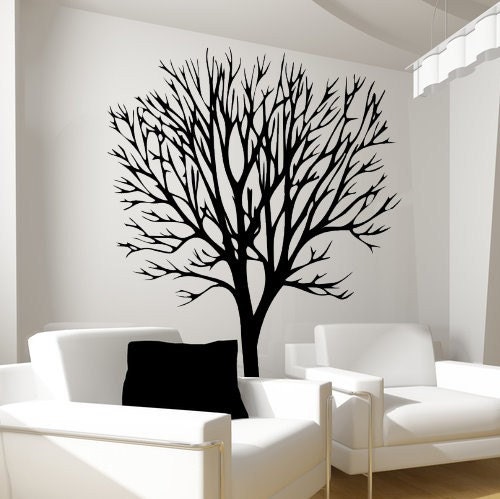 Wall Art Autocollant Décalque Vinyle Transfert Swirl arbre de cœur de chêne Cedar Pine Ash 