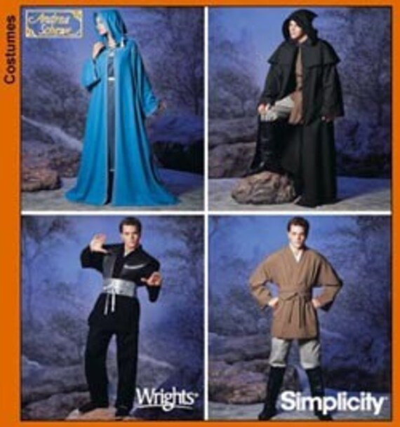 Simplicity J0793 Robes and Tunic Harry Potter  Misses', Men's, and Teen's Robe and Tunic Uncut Complete
