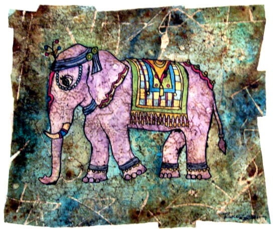 Print -Royal Elephant 7.5x8