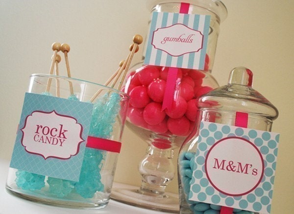 candy buffet labels. candy buffet labels
