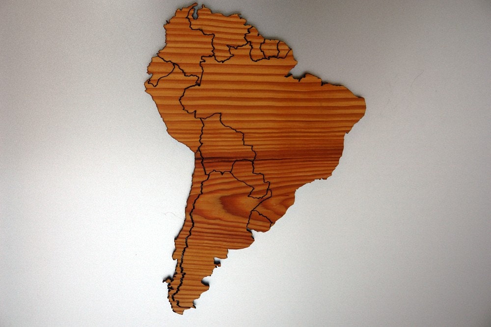South America Magnetic Geography Puzzle