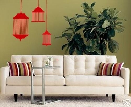 ShaNickers Wall Decal, Bird Cage Trio, Free Shipping