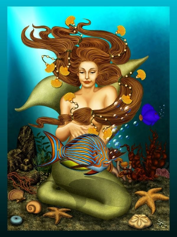 Doreen Virue Magical Mermaid/Dolphin Oracle reading.  Swim into your unconscious mind for a spiritual HEALING.