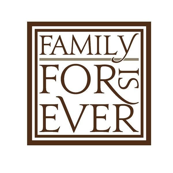 Black Friday Wkd Sale B2GO Free Family Is Forever Wall, Tile, or Block Vinyl Wall Art Decal- TWO COLORS