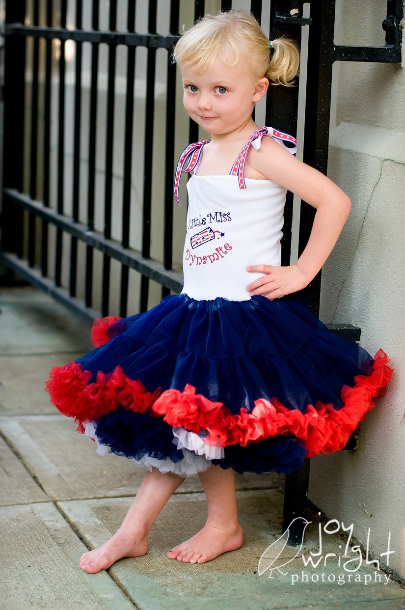 Little Miss Dynamite Pettiskirt Dress- 6-12 months