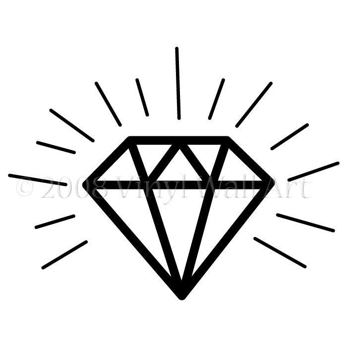 Diamond Temporary Tattoo