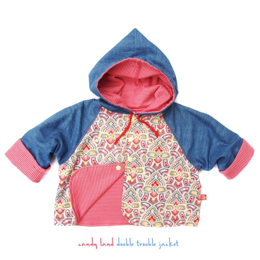 Candyland reversible hoody size 2-3