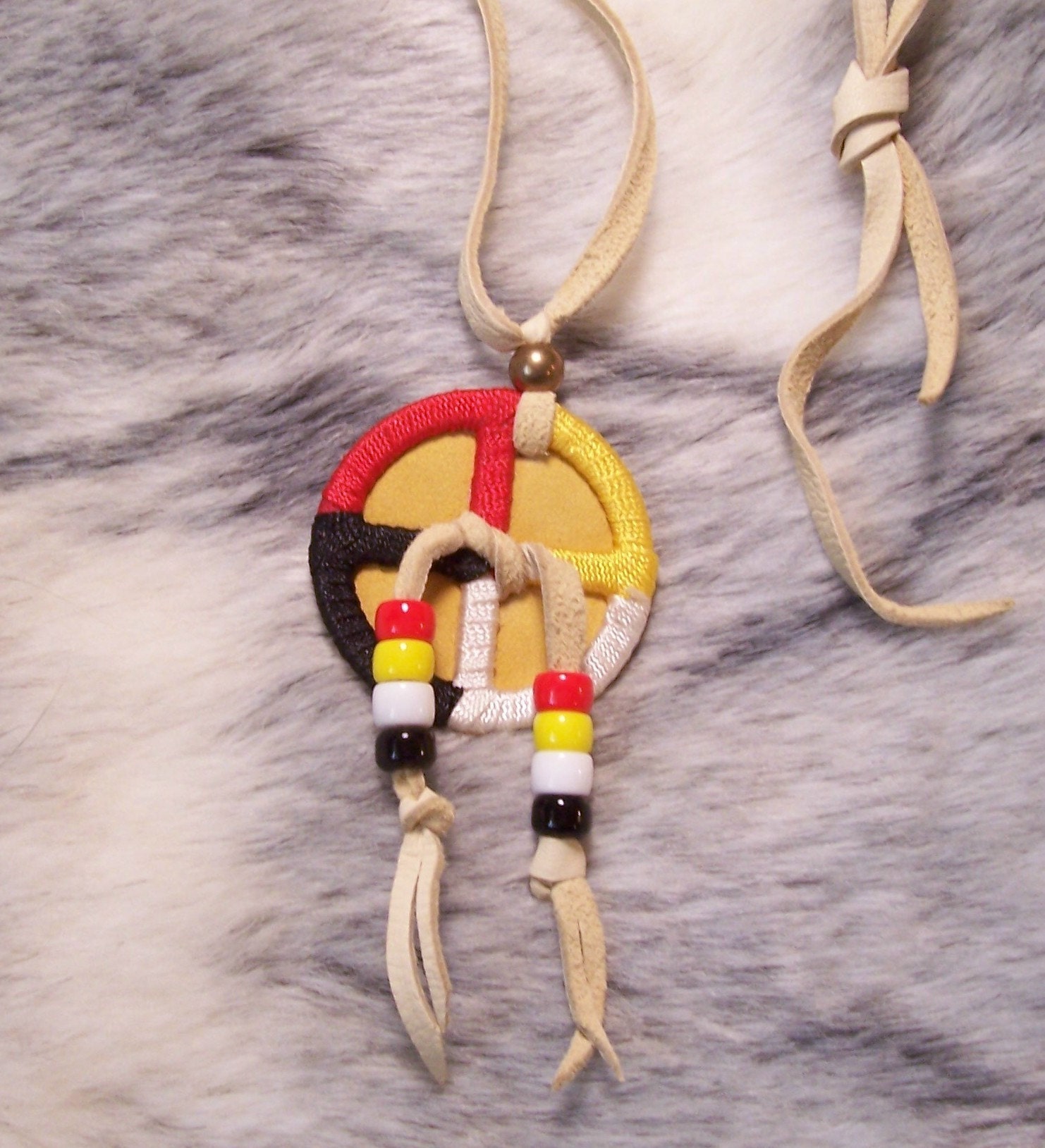 Lakota Medicine Wheel. Lakota Medicine Wheel Necklace